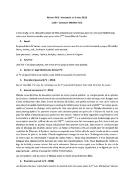 Procès verbal, Commission Médias