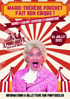 Affiche spectacle, Giron du Nord, Pomy 2023