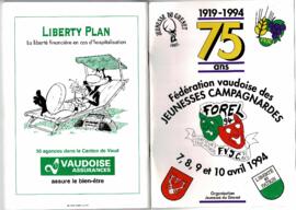 Livret de fête, Concours Théâtral, Grenet (Forel-Lavaux)