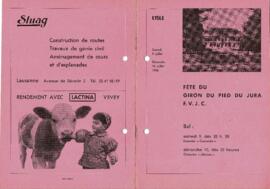 Livret de fête, Giron du Pied du Jura, L'Isle