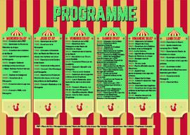 Programme, Giron du Nord, Pomy 2023
