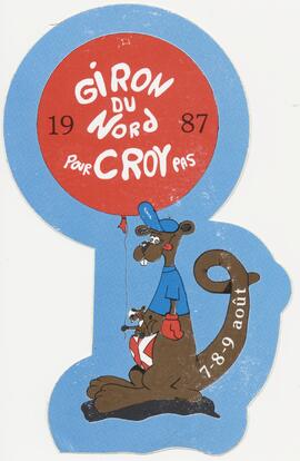 Autocollant, Giron du Nord, Croy