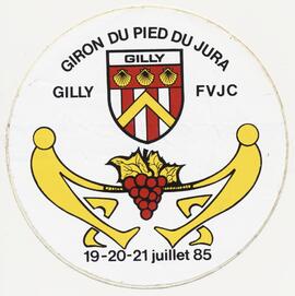 Autocollant, Giron du Pied du Jura, Gilly