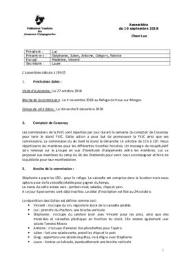 Procès Verbal, Commission Ski