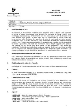 Procès Verbal, Commission Ski