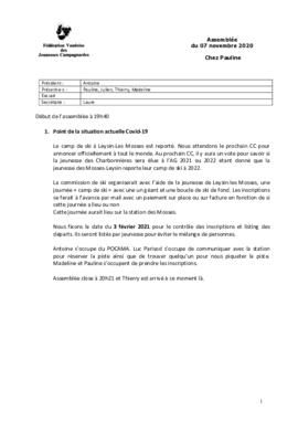 Procès Verbal, Commission Ski