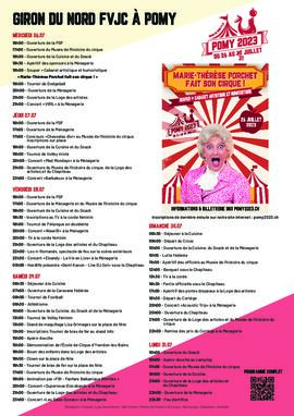 Page de pub, Giron du Nord, Pomy 2023