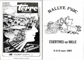 Livret de fête, Rallye, Essertines-sur-Rolle