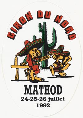 Autocollant, Giron du Nord, Mathod