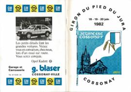 Livret de fête, Giron du Pied du Jura, Cossonay