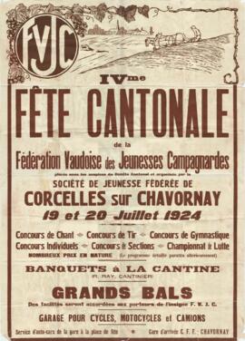 Publicité murale, Cantonale FVJC, Corcelles-sur-Chavornay