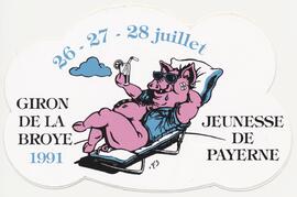 Autocollant, Giron de la Broye, Payerne