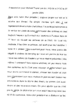 Présentation Michael Thomi