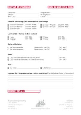 Contrat de sponsoring, Giron du Nord, Pomy 2023