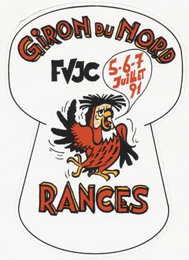 Autocollant, Giron du Nord, Rances