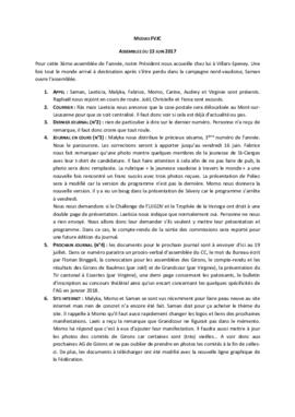 Procès verbal, Commission Médias