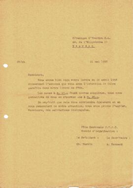 Correspondance, Retour d'offre, Cantonale Froideville