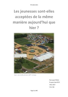 TPA, Les jeunesses sont-elles acceptées de la même manière aujourd'hui que hier ?