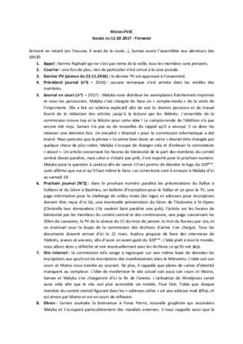 Procès verbal, Commission Médias