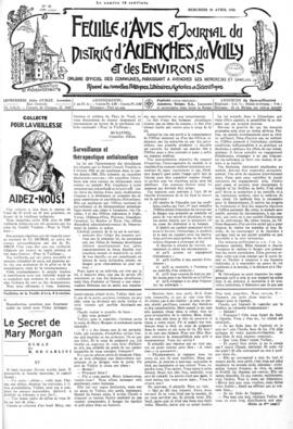 Feuille d’avis du district d’Avenches, Canton de Vaud
