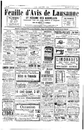 Feuille d'avis de Lausanne, Bibliographies