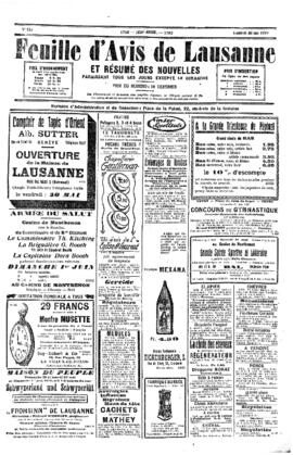 Feuille d'avis de Lausanne, Sociétés