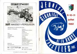 Livret de fête, Giron de la Broye, Corcelles