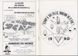 Livret de fête, Camp de Ski, Vaulion