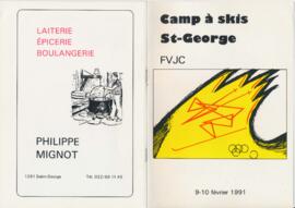 Livret de fête, Camp de Ski, St-George
