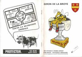 Livret de fête, Giron de la Broye, Vulliens