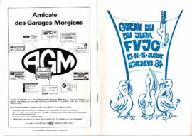 Livret de fête, Giron du Pied du Jura, Echichens