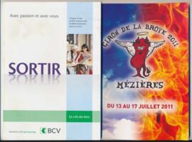 Livret de fête, Giron de la Broye, Mézières